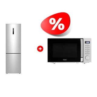Комплект Холодильник Haier C4F640CXU1 + Микроволновая печь Haier HMB-DG208SA TD0045262 