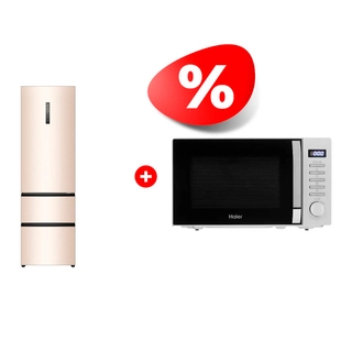 Жиынтық Холодильник Haier A4F639CGGU1 + Микроволновая печь Haier HMB-DG208SA TD0045262 