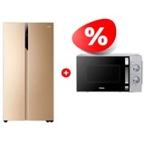 Комплект Холодильник Haier HRF-541DG7RU + СВЧ-печь Haier HMB-MM208SA 
