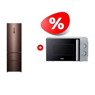 Комплект Холодильник Haier A4F739CDBGU1 + СВЧ-печь Haier HMB-MM207SA 