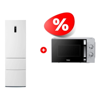 Комплект Холодильник Haier A2F635CWMV + СВЧ-печь Haier HMB-MM208SA 