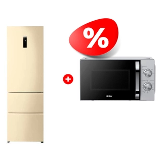 Комплект Холодильник Haier A2F635CCMV + СВЧ-печь Haier HMB-MM208SA 