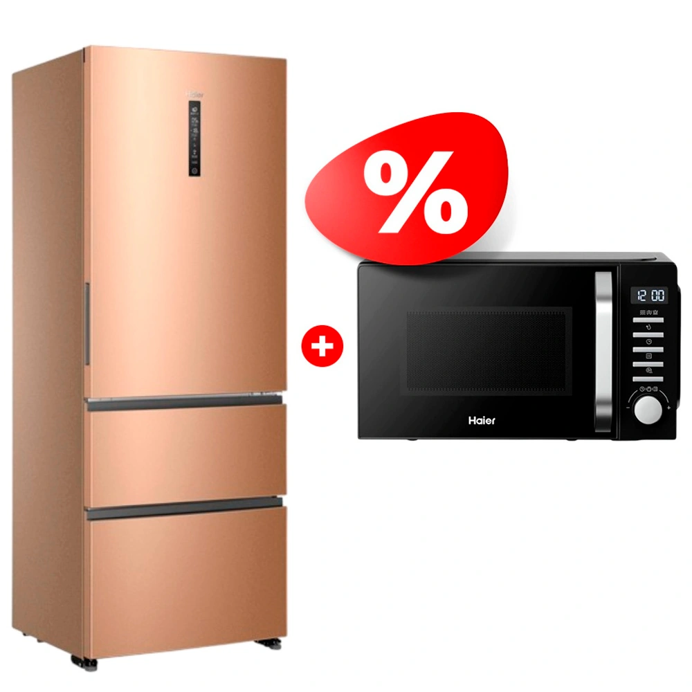 Жиынтық Haier тоңазытқышы A4F742CGG + Микроволновая печь Haier HMB-DG208BA TD0045261 