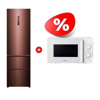 Жиынтық Холодильник Haier A4F739CLBGU1 + Haier микротолқынды пеші HMB-MM207WA 