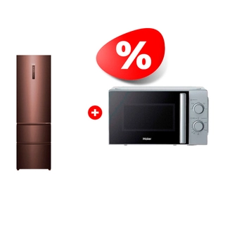 Комплект Холодильник Haier A4F739CLBGU1 + СВЧ-печь Haier HMB-MM207SA 