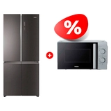 Комплект Холодильник Haier HTF-508DGS7RU + СВЧ-печь Haier HMB-MM207SA 