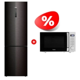 Жиынтық Haier тоңазытқышы C4F740CBXGU1 + Микроволновая печь Haier HMB-DG208SA TD0045262 