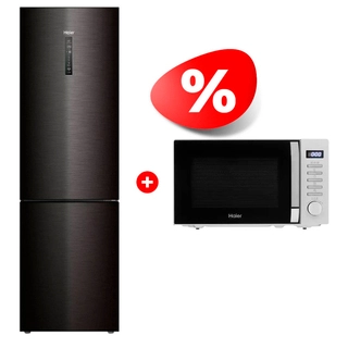 Жиынтық Haier тоңазытқышы C4F740CBXGU1 + Микроволновая печь Haier HMB-DG208SA TD0045262 