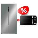 Комплект Холодильник Haier HRF-522DS6RU + СВЧ-печь Haier HMB-DM208BA 