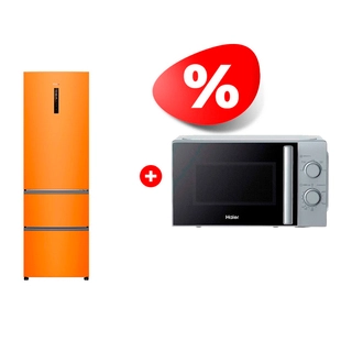 Жиынтық Haier тоңазытқышы A4F637COMVU1 + Haier микротолқынды пеші HMB-MM207SA 