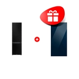 Комплект Холодильник Samsung RB38C7B6DAP/WT + Декоративная панель для холодильника / синий RA-B23EUT41GM 