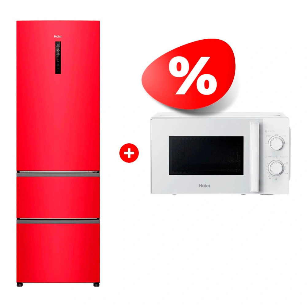 Жиынтық Haier тоңазытқышы A4F637CRMVU1 + Haier микротолқынды пеші HMB-MM207WA 