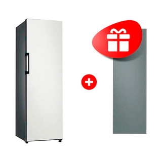 Жиынтық Samsung тоңазытқышы RR39T7475AP/WT + Samsung сәндік панелі RA-B23DAA31GG Сұр 