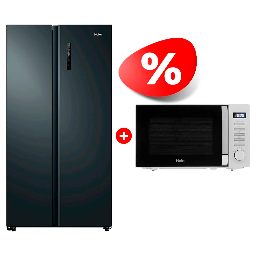 Комплект Холодильник Haier HRF-600DB7RU + Микроволновая печь Haier HMB-DG208SA TD0045262