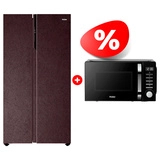 Комплект Холодильник Haier HRF-541DY7RU + СВЧ-печь Haier HMB-DM208BA