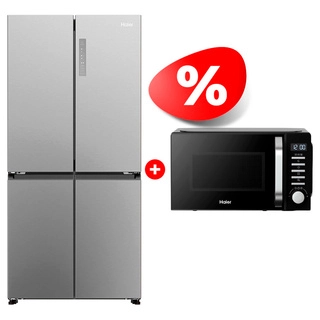 Комплект Холодильник Haier HTF-425DM7RU + Микроволновая печь Haier HMB-DG208BA TD0045261 HTF-425DM7RU