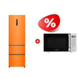 Комплект Холодильник Haier A4F637COMVU1 + Микроволновая печь Haier HMB-DG208SA TD0045262