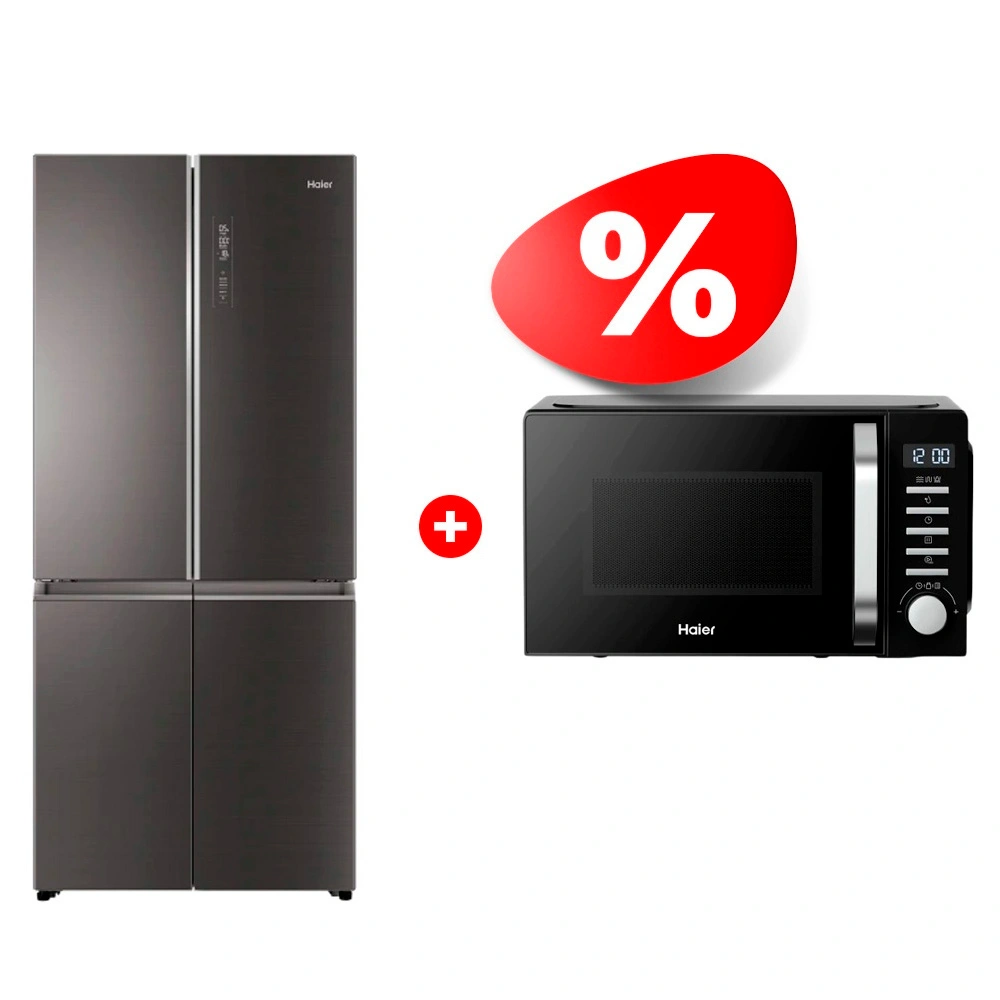 Комплект Холодильник Haier HTF-508DGS7RU + Микроволновая печь Haier HMB-DG208BA TD0045261
