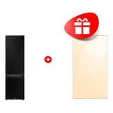 Комплект Холодильник Samsung RB38C7B6DAP/WT + Декоративная панель для холодильника / ваниль RA-B23EUT18GM