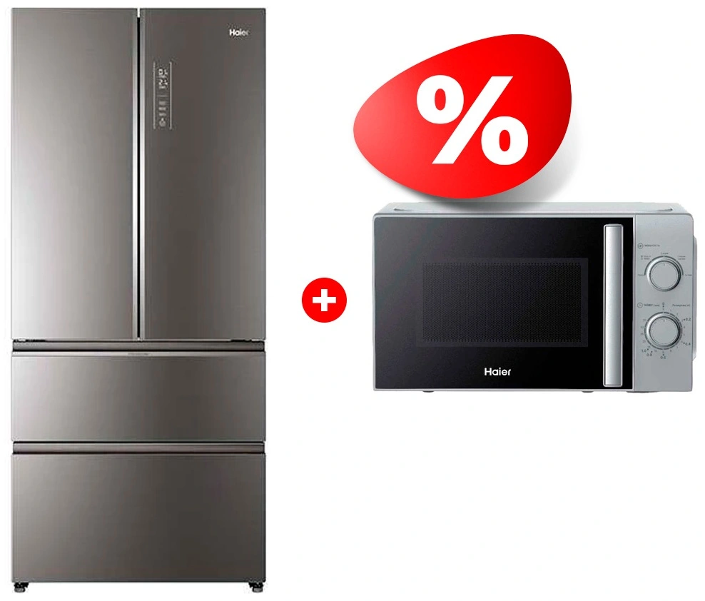 Комплект Холодильник Haier HB18FGSAAARU + СВЧ-печь Haier HMB-MM207SA HB18FGSAAARU