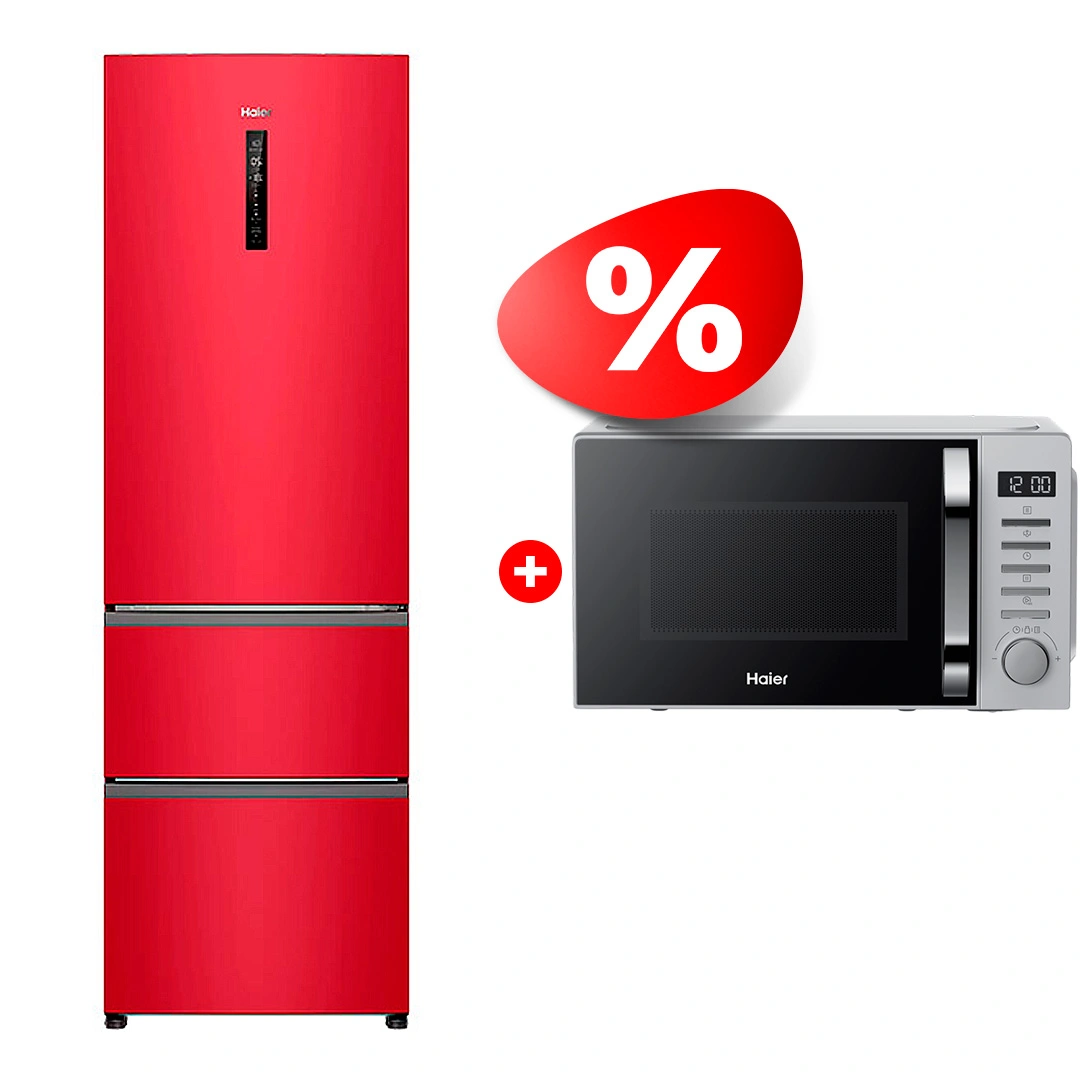 Жиынтық Haier тоңазытқышы A4F637CRMVU1 + Haier микротолқынды пеші HMB-DM208SA 