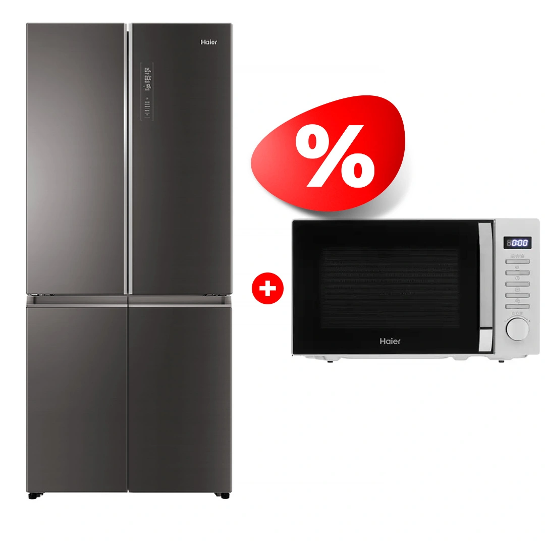 Комплект Холодильник Haier + Микроволновая печь Haier HTF-508DGS7RU + HMB-DG208SA TD0045262
