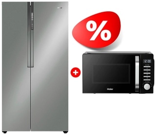Комплект Холодильник Haier HRF-523DS6RU + Микроволновая печь Haier HMB-DG208BA TD0045261 HRF-523DS6RU