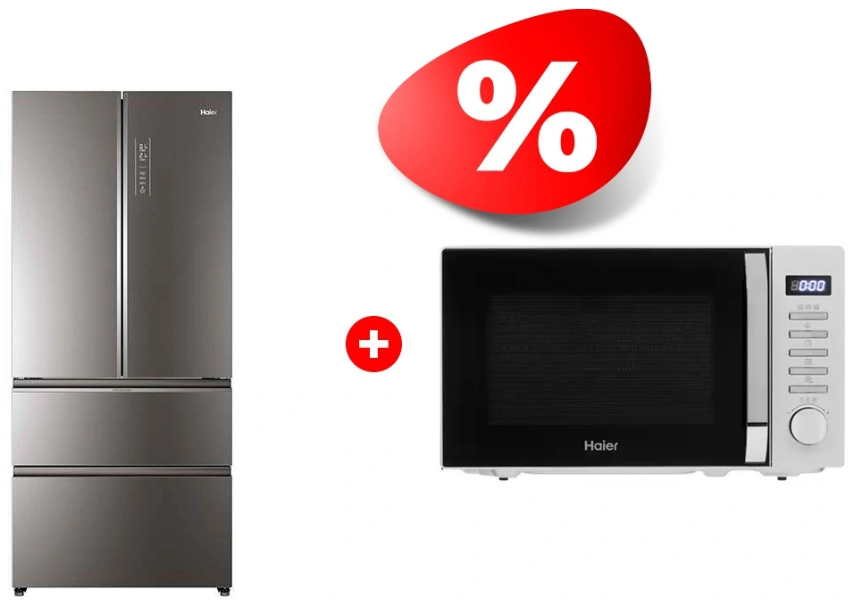 Комплект Холодильник Haier HB18FGSAAARU + Микроволновая печь Haier HMB-DG208SA TD0045262 HB18FGSAAARU
