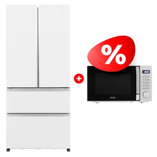 Жиынтық Haier тоңазытқышы HB18FGWAAARU + Микроволновая печь Haier HMB-DG208SA TD0045262 
