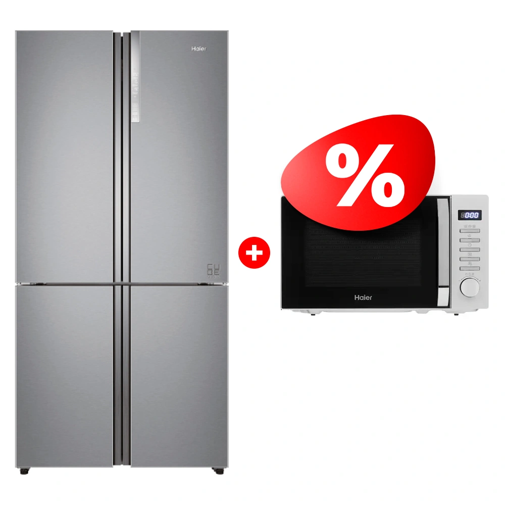 Комплект Холодильник Haier HTF-610DM7RU + Микроволновая печь Haier HMB-DG208SA TD0045262 