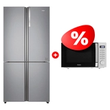 Комплект Холодильник Haier HTF-610DM7RU + Микроволновая печь Haier HMB-DG208SA TD0045262 