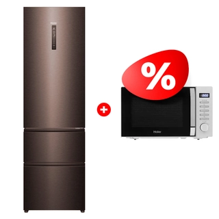 Комплект Холодильник Haier A4F739CDBGU1 + Микроволновая печь Haier HMB-DG208SA TD0045262 