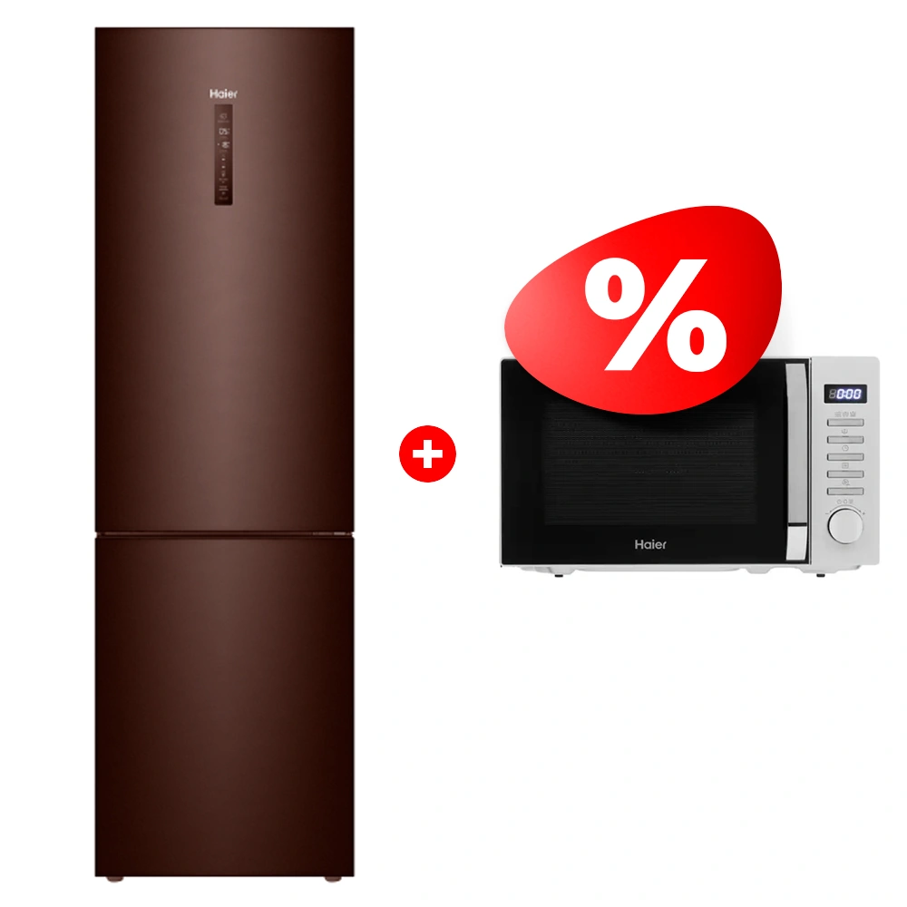 Жиынтық Haier тоңазытқышы C4F740CLBGU1 + Микроволновая печь Haier HMB-DG208SA TD0045262 