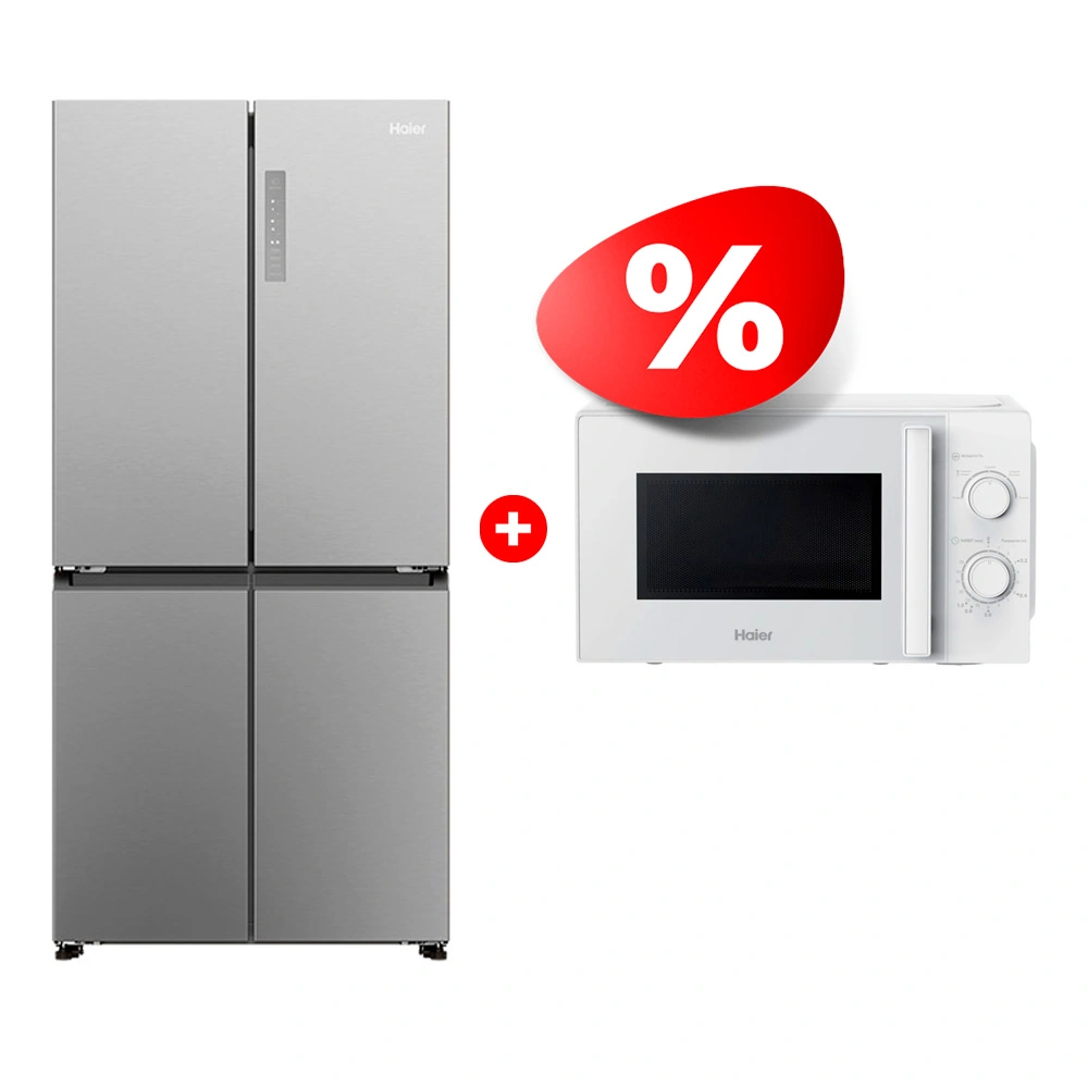 Комплект Холодильник Haier HTF-425DM7RU + СВЧ-печь Haier HMB-MM207WA 
