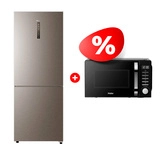 Комплект Холодильник Haier C4F744CMGU1 + СВЧ-печь Haier HMB-DM208BA 