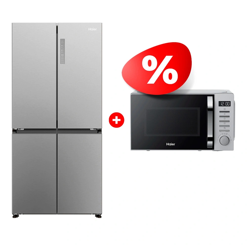 Комплект Холодильник Haier HTF-425DM7RU + Микроволновая печь Haier HMB-DM208SA 