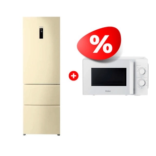 Комплект Холодильник Haier A2F635CCMV + СВЧ-печь Haier HMB-MM207WA 