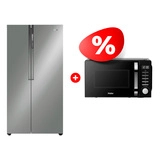 Комплект Холодильник Haier HRF-523DS6RU + СВЧ-печь Haier HMB-DM208BA 
