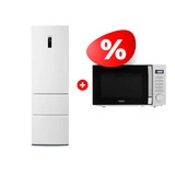 Комплект Холодильник Haier A2F635CWMV + Микроволновая печь Haier HMB-DG208SA TD0045262 