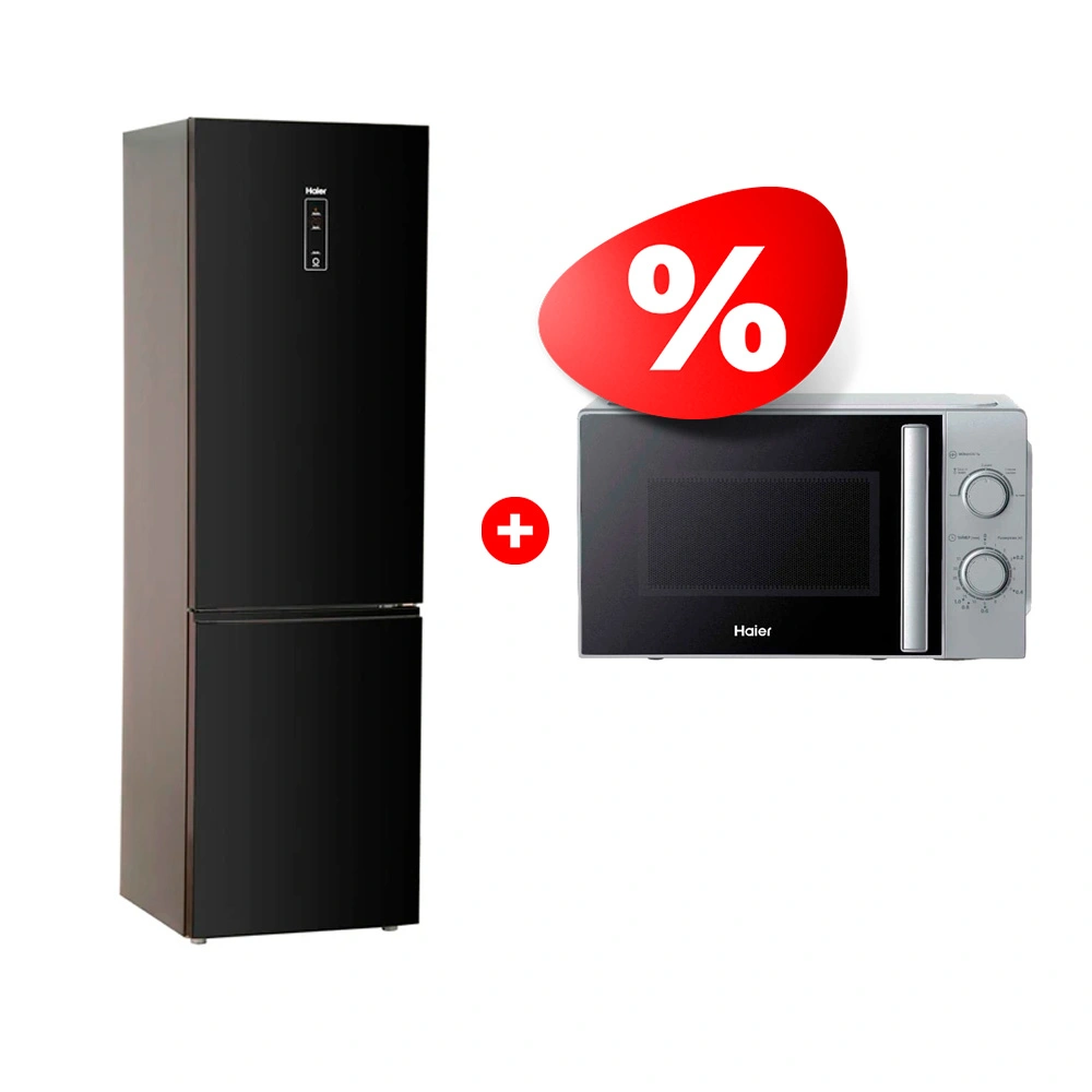 Комплект Холодильник Haier C2F637CGBG + СВЧ-печь Haier HMB-MM207SA 