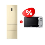 Комплект Холодильник Haier A2F635CCMV + Микроволновая печь Haier HMB-DM208SA 