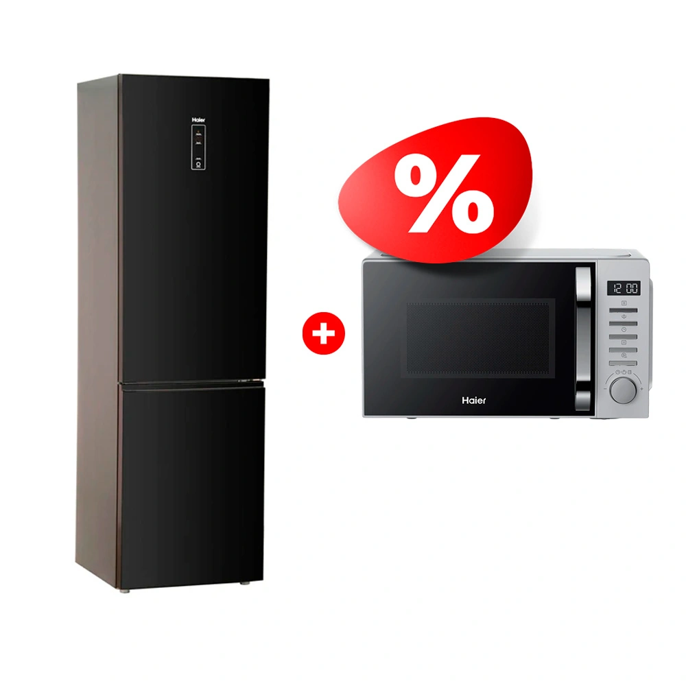 Комплект Холодильник Haier C2F637CGBG + Микроволновая печь Haier HMB-DM208SA 