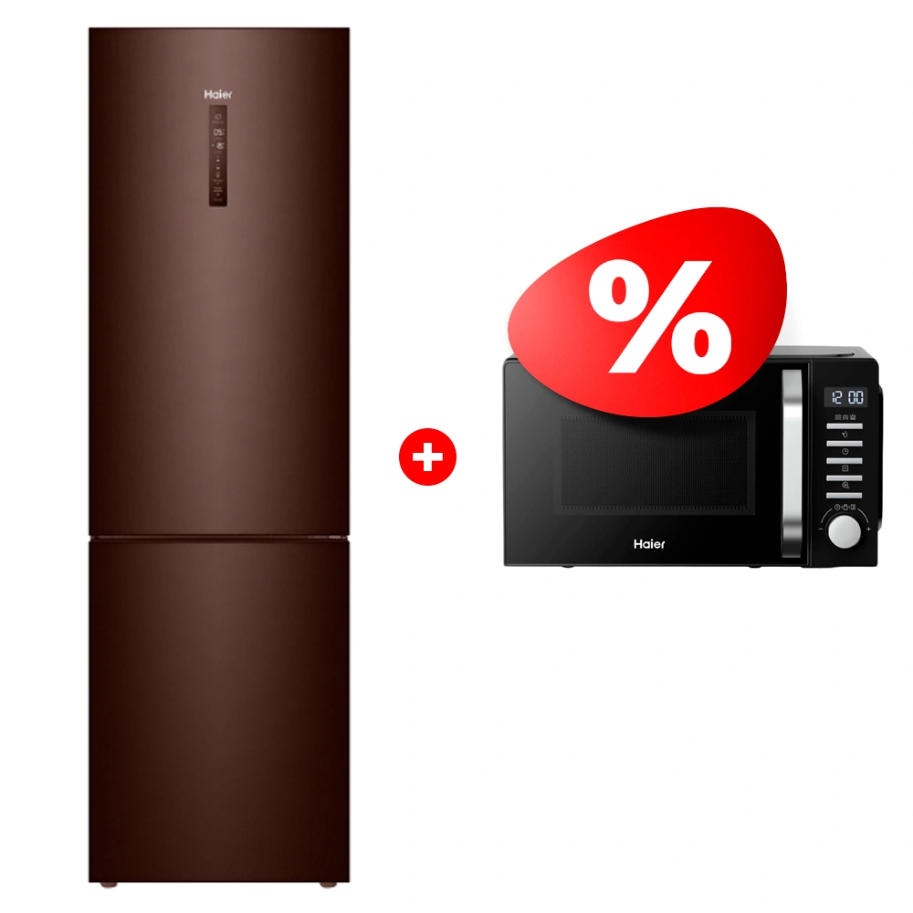 Жиынтық Haier тоңазытқышы C4F740CLBGU1 + Микроволновая печь Haier HMB-DG208BA TD0045261 