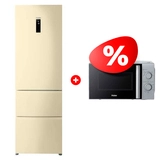 Комплект Холодильник Haier A2F635CCMV + СВЧ-печь Haier HMB-MM207SA 