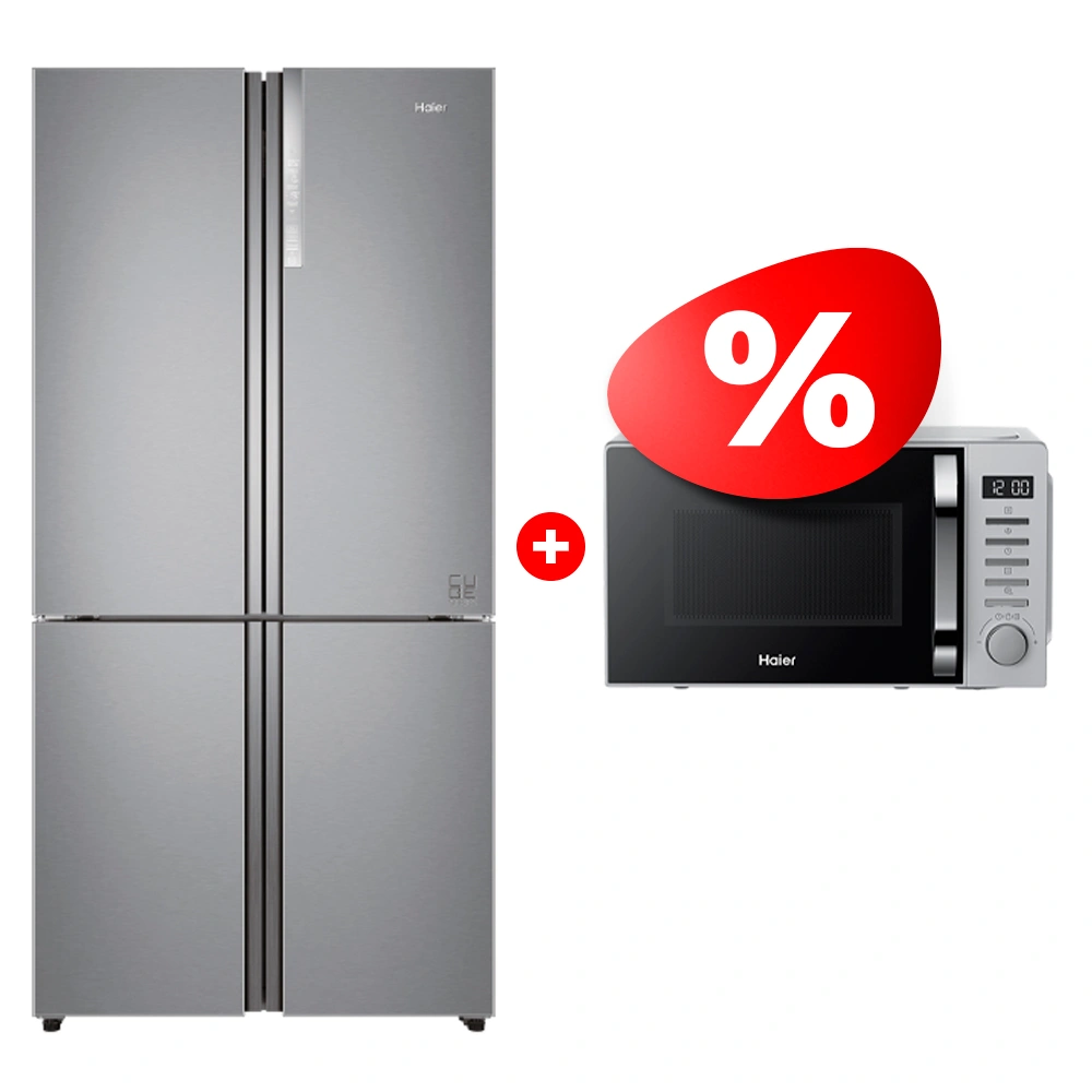 Комплект Холодильник Haier HTF-610DM7RU + Микроволновая печь Haier HMB-DM208SA 