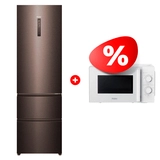 Комплект Холодильник Haier A4F739CDBGU1 + СВЧ-печь Haier HMB-MM207WA 