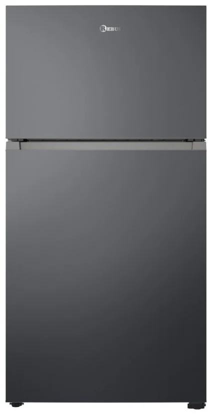 Холодильник Rebus RFAU-600DGNFO серый 