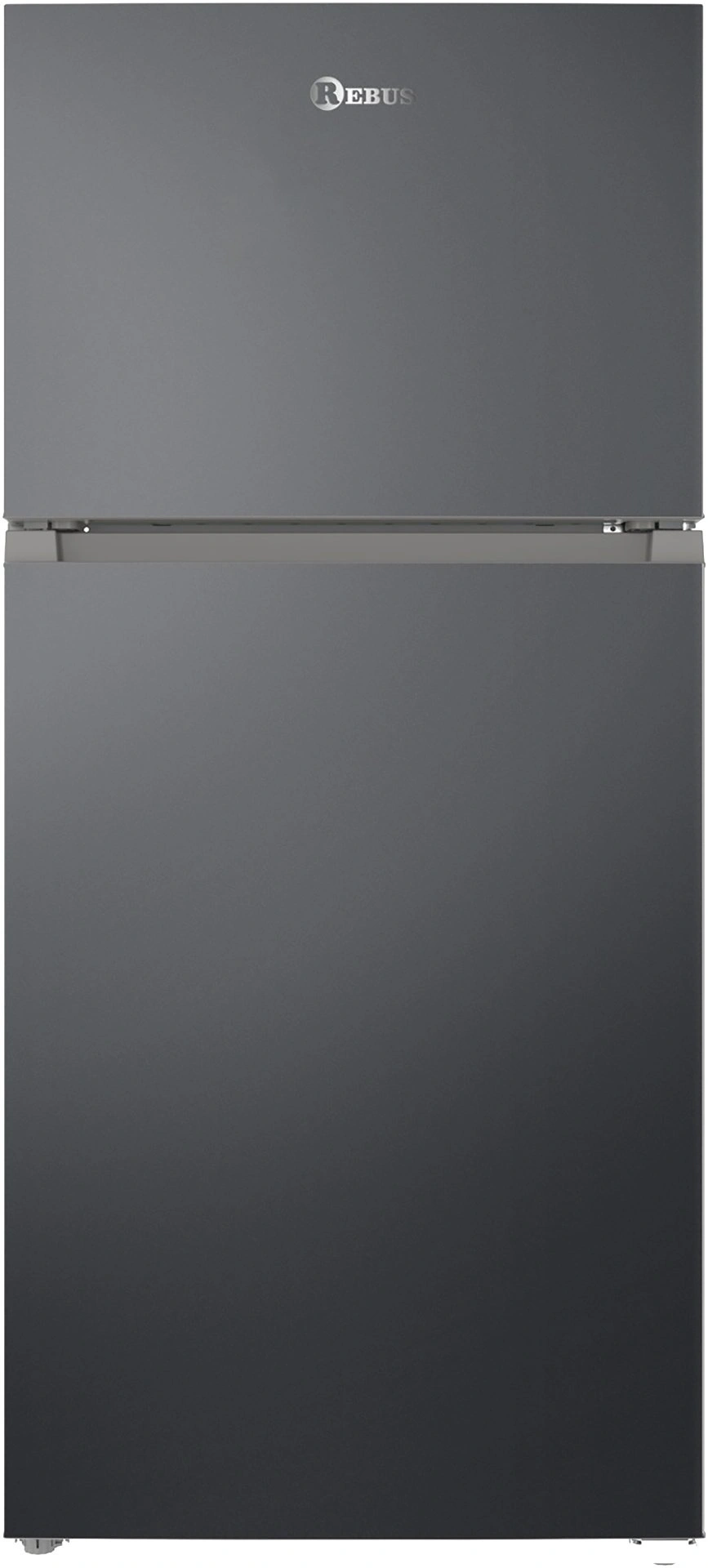 Холодильник Rebus RfAU-600BLNFO серый 