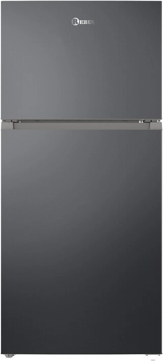 Холодильник Rebus RfAU-600BLNFO серый 