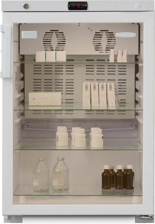 Холодильная витрина Бирюса 150 S-G белый 